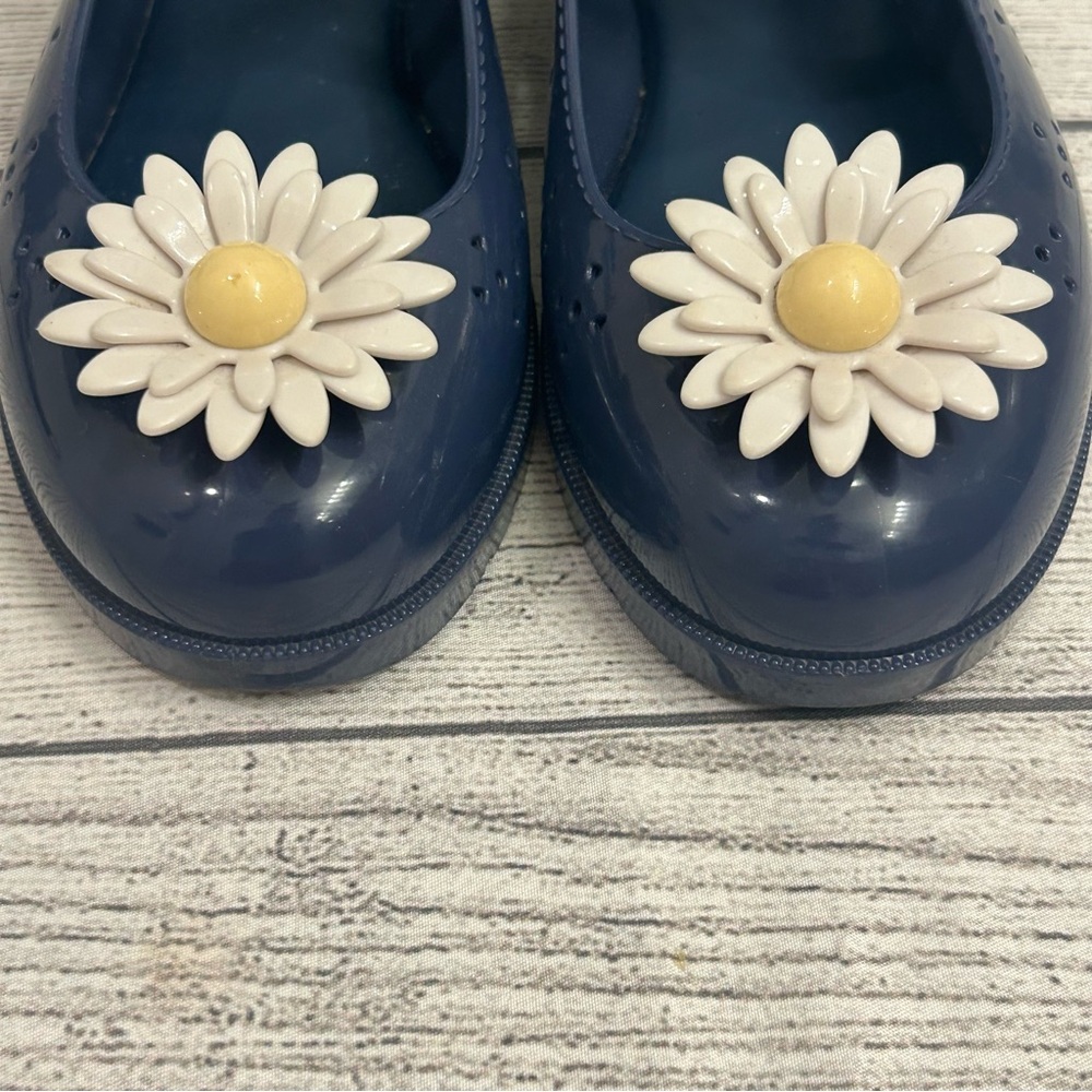 Mini Melissa Com Pochete II Daisy flats size 2 girls - Picture 2 of 8